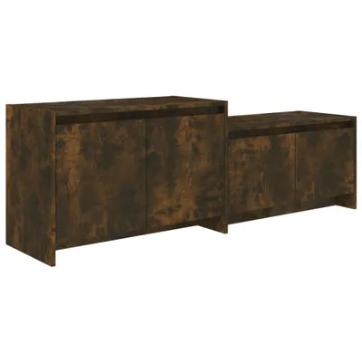 Produktbild von TV-Schrank Räuchereiche 146,5x35x50 cm Holzwerkstoff