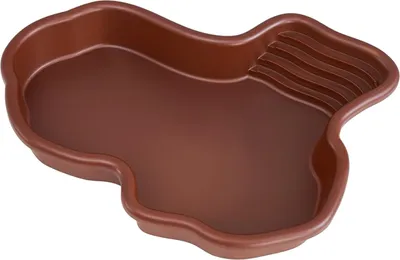 Produktbild von Schildkröten-Wasserbecken mit rutschfester Leiter, Badeplattform, Abflussloch, Schildkröten-Reptilien-Badewanne, Lebensraum, Landschaftsgestaltung, Wasserhalter, Schüssel