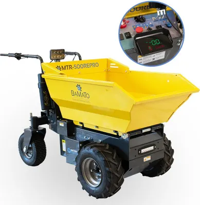 Produktbild von BAMATO Mini Transporter MTR-500REPRO mit Elektroantrieb & Kipphydraulik