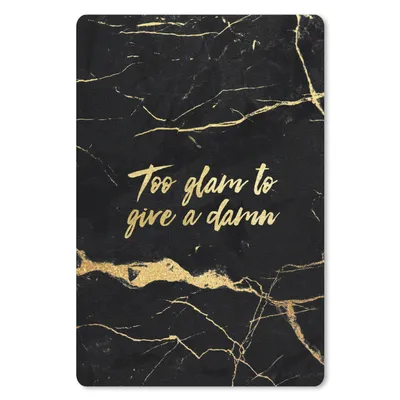 Produktbild von MuchoWow® Mauspad Mousepad Zitate - Gold - Schwarz - Marmor 40x60 cm - Mousepads - Maus Mat - Pad - Mausunterlage - Schreibtisch Accesoire