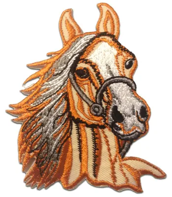 Immagine prodotto di Cavallo stallone - Toppe, decalcomanie da stirare, applicazioni, toppe, toppe da stirare, da stirare, dimensioni: 7,3 x 9 cm