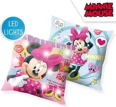 Immagine prodotto di Cuscino per bebè Minnie Mouse con luce LED