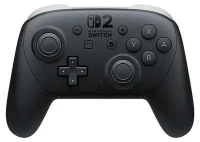 Productafbeelding van Nintendo Switch 2 Pro Controller, Gamepad, Nintendo Switch 2, Opnameknop, Richtingskruis, Home-knop, Analoog/digitaal, Draadloos, Bluetooth