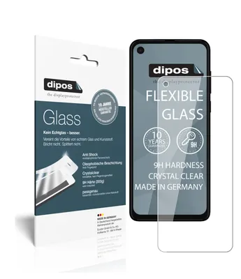 Produktbild von 2x Schutzfolie für Motorola One Vision - Anti-Shock 9H Folie dipos Glass Kunststoffglas