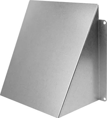 Produktbild von Wetterschutzhaube Ablufthaube Wetterschutz Lüftungsgitter verzinkter Stahl 200 x 200 mm verzinkt