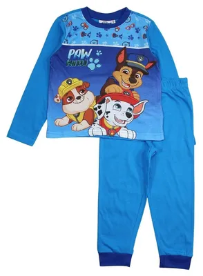 Productafbeelding van Pyjama katoen, jongensmodel, Paw Patrol – Comfortabele Disney kleding – Maat 8 jaar – Blauw