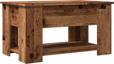 Obrázek produktu pro vidaXL Konferenční stolek vzhled starého dřeva 79x49x41 cm materiál na bázi dřeva