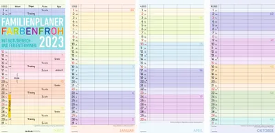 Productafbeelding van AlphaEdition 102090 Familiekalender, kleurrijk