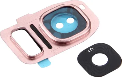 Produktbild von Für Samsung Galaxy S7 G930F Kamera Ring Glas Abdeckung Rahmen Cover Pink Neu