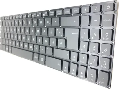 Zdjęcie produktu dla GERMAN - Czarna klawiatura Klawiatura z podświetleniem kompatybilna z Asus VivoBook Pro 15 N580GD