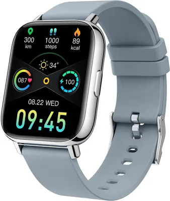 Produktbild von JUNG UAUE Smartwatch Damen & Herren Fitnessuhr, mit Bluetooth Smartwatch