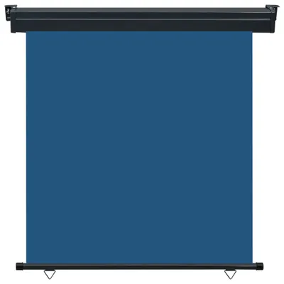 Image de vidaXL Store latéral de balcon 175x250 cm bleu