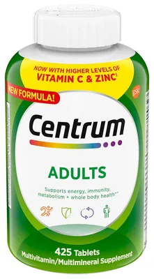 Obrázok produktu pre Centrum Multivitamín pre dospelých, 425 tabliet