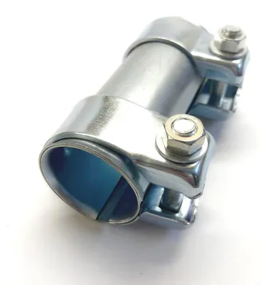 Rohrschelle Auspuff Endtopf Verbinder für Ø 40-43 mm-Rohre 125mm lang Schelle – Produktansicht
