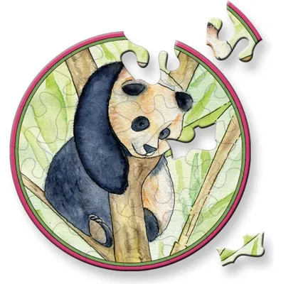 Productafbeelding van CURIOSI Houten puzzel Picoli: Panda, 33 stukjes