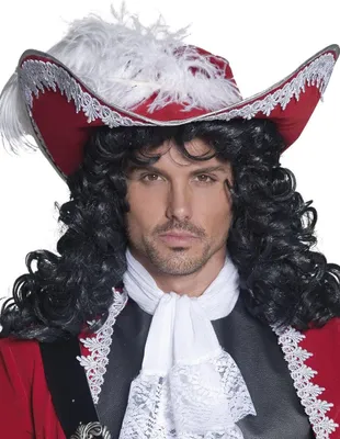 Produktbild von Captain Hook Piratenhut - Karneval Faschingskostüm