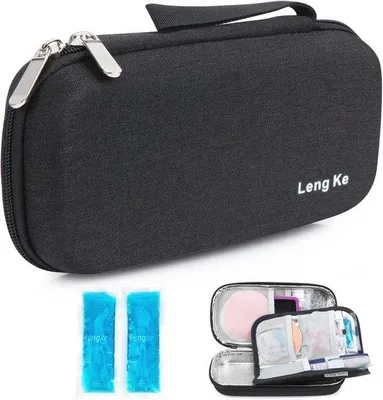Produktbild von Famanu Insulin-Pen-Tasche Kühlbox für Diabetiker - Mit 2 Kühlakkus und isoliertem Stauraum