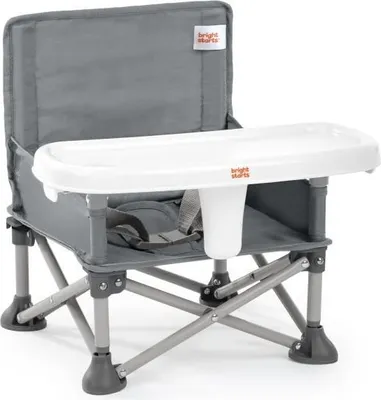Immagine prodotto di Seggiolino da viaggio BRIGHT STARTS Pop 'N Sit, pieghevole, leggero, portatile, con borsa per il trasporto inclusa