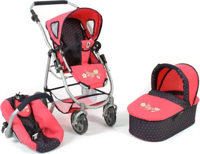 Produktbild von Bayer Chic 2000 3 in 1 Kombi EMOTION ALL IN Dessin Dots Koralle 637 11