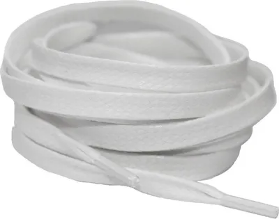 Imagen del producto de Cordones para zapatos Jumadas, compatibles con zapatos Filling Pieces – Blancos, 120 cm – planos