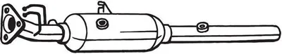 Produktbild von BOSAL 095-357 Dieselpartikelfilter DPF Rußpartikelfilter für CITROËN JUMPER Kasten Euro 5 Abgasanlage Diesel