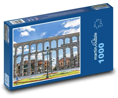 Zdjęcie produktu dla Puzzle 1000 Akwedukt Segowii - Hiszpania - martinpuzzle