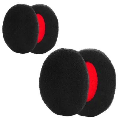 Produktbild von 2 Paar Earbags Ohrenwärmer Kind/Damen, Ohrenwärmer, Umschließen Ohr Völlig,Weich Verdickt Ohrwärmer, Wind, Kälte, Anti-Fall, für Winter Ohrenschützer