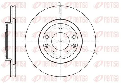 Produktbild von 2x REMSA Bremsscheibe 61215.10 vorne für MAZDA MX-5 III (NC) 289 6mm 45 1mm