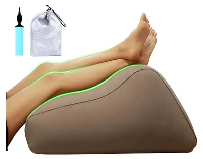 Produktbild von Aufblasbares Keilkissen zur Unterstützung bei Beinschwellungen für Bett und Sofa