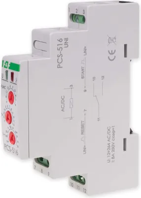Zdjęcie produktu dla F&F | Czasowy przekaźnik PCS-516UNI - 12-264V - 10 funkcji - Automatyzacja - Elastyczne ustawienia