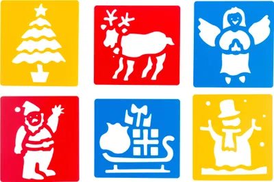 Produktbild von EDUPLAY 370086 Stencil Weihnachten