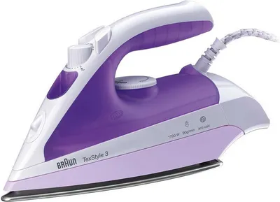 Produktbild von Braun TS320C Bügeleisen Dampftrockenes Bügeleisen Keramiksohle of Keramik 1700 W Lila, White