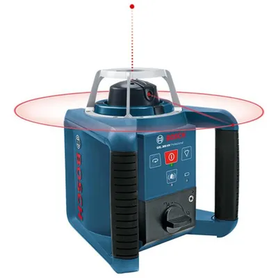 Obrázek produktu pro Bosch GRL 300 HV Professional, 300 m, 0,1 mm/m, 5°, 600 ot/min, Červená, 3R