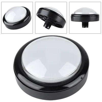 Obrázek produktu pro 100MM LED světlo Lamp Button Big Round Arcade Video Game Push Buttons (bílá)