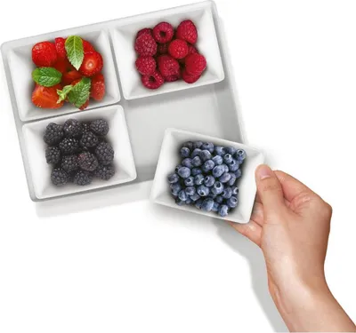 Zdjęcie produktu dla Lamart LT9220 Miseczki do serwowania 20 × 15,5 cm 4 sztuki DINE