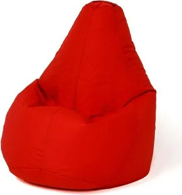 Productafbeelding van Sako zitkussen Pear, intens rood, XL, 130 x 90 cm
