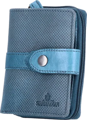Produktbild von The Skandinavian Brand Damen Leder Geldbörse mittel - Blue : Blue Farbe vom Hersteller: Blue