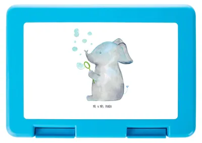 Produktbild von Mr. & Mrs. Panda Bentobox Elefant Seifenblasen - Weiß - Geschenk, Liebesspruch, Elefanten, Brotbehälter, Tiere, Bento Box, Heimat, Liebe, Brotzeitbox, Lunchbox