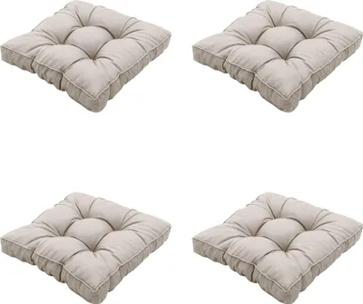 Produktbild von Madison Panama Sitzkissen – Beige – 47 x 47 x 10 cm – 4er-Set