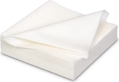 Produktbild von Servietten stoffähnlich 40x40cm in  25 Stück, Farbauswahl:weiß 029