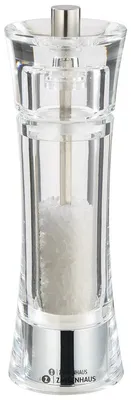 Immagine prodotto di Macinino per sale Zassenhaus, modello AACHEN, 18 cm, in acrilico, codice prodotto 35070, codice EAN 4006528035070