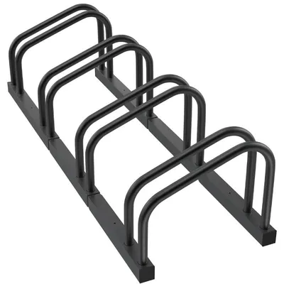 Produktbild von Fahrradständer GJ09045BK, für 4 Fahrräder, 120 x 33 x 26 cm, schwarz