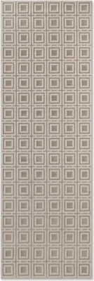 Zdjęcie produktu dla Elle Decoration | Dywan nowoczesny Perles - 80 cm x 240 cm - Beżowo-kremowy - Elegancki i miękki