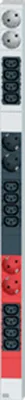 Produktbild von BACHMANN IT PDU ALU 0HE 12x C13 6x Schutzkontakt 3x 16A CEE rot