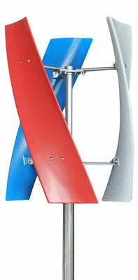 Productafbeelding van Verticale windturbinegenerator, met een vermogen van 400W, ontworpen voor een laag geluidsniveau, IP67 waterdicht, geschikt voor gebruik thuis en in campers, met een lage startwindsterkte (2-2,5 m/s)