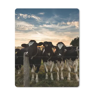 Produktbild von MuchoWow® Mauspad Mousepad Tiere - Kuh 19x23 cm - Mousepads - Maus Mat - Pad - Mausunterlage - Mauspads - Spielen