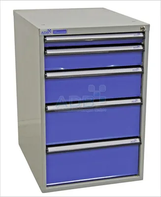 Produktbild von ADB Schubladenbox, Höhe 800 mm, 5 Schubladen