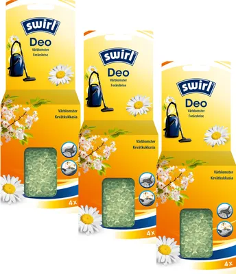 Produktbild von SWIRL Staubsauger-Deo Perlen Frühlingsbrise 3 Packungen | langanhaltender Duft