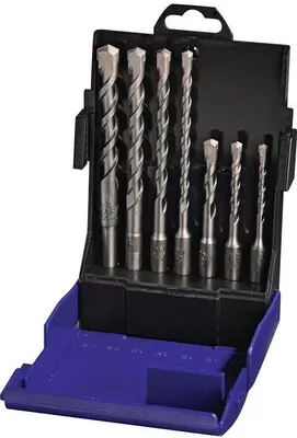 Produktbild von Hammerbohrer-Satz SDS-Plus 7-teilig SDS-Plus Kunststoffbox