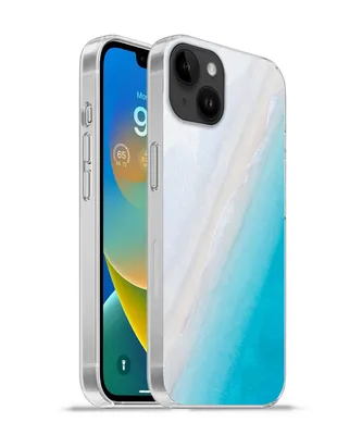 Produktbild von MuchoWow® Handyhülle Schutzhülle Hülle für Apple iPhone 14 Plus - Soft case Strand - Meer - Blau Silikon Softcase Handy Hülle - Abbildung